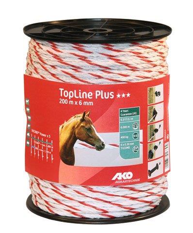 Vrv TopLine Plus rdeča 6mm (400kg) - 200m