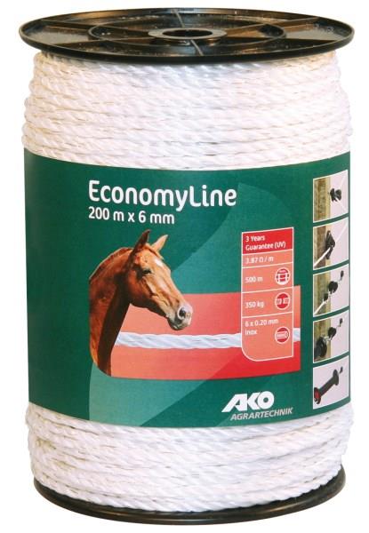 Vrv Economy Line bela 6mm (350kg) - 200m