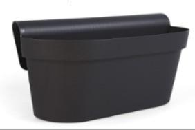 Cvetlično PVC korito, Melrose esprit 50, antracit