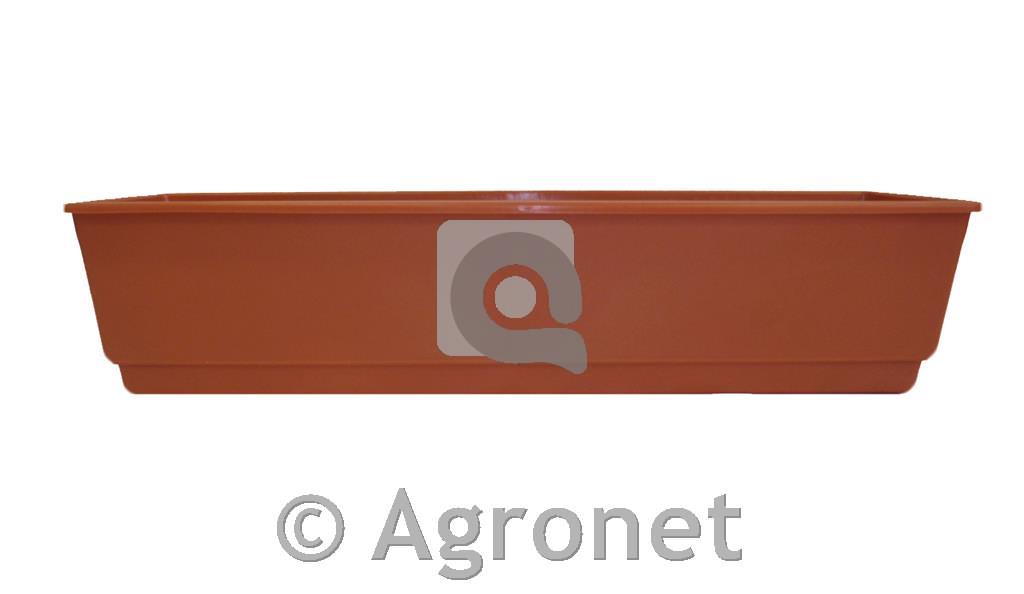 Cvetlično PVC korito standard 80 terakota