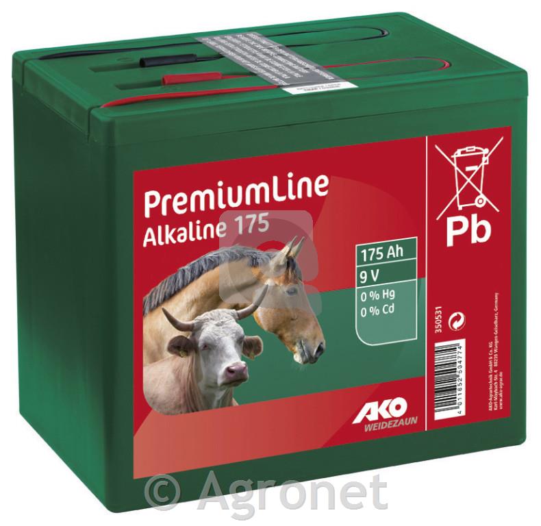 Alkalna zaprta baterija 9 V, 175Ah
