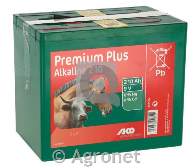 Alkalna zaprta baterija 9 V, 210Ah