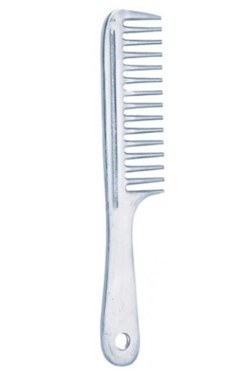 Glavnik aluminijasti z ročajem