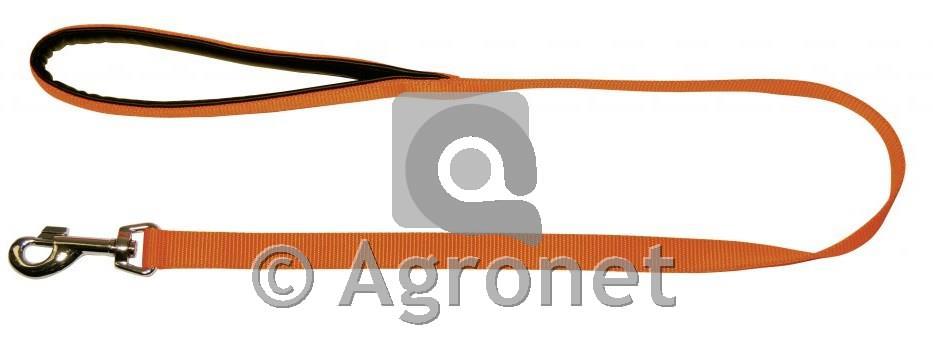 Povodec Miami Soft 100cm/20mm oranžna