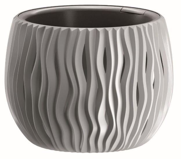 Lonec cvetlični Sandy siva, 18cm