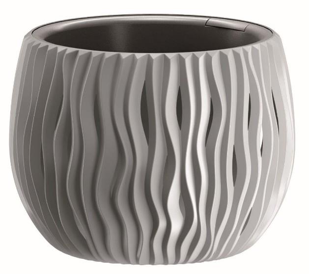 Lonec cvetlični Sandy siva, 29cm