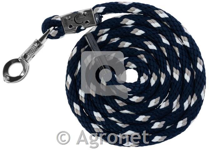 Povodec temno modra/siva/bela Cora