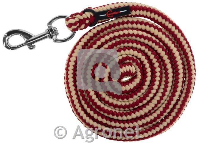Povodec Hippo snap, 2m bordo/bež