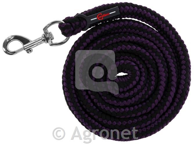 Povodec Hippo snap, 2m vijolična/antracit