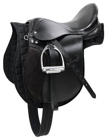 SEDLO Haflinger - 17,5" črn (komplet)