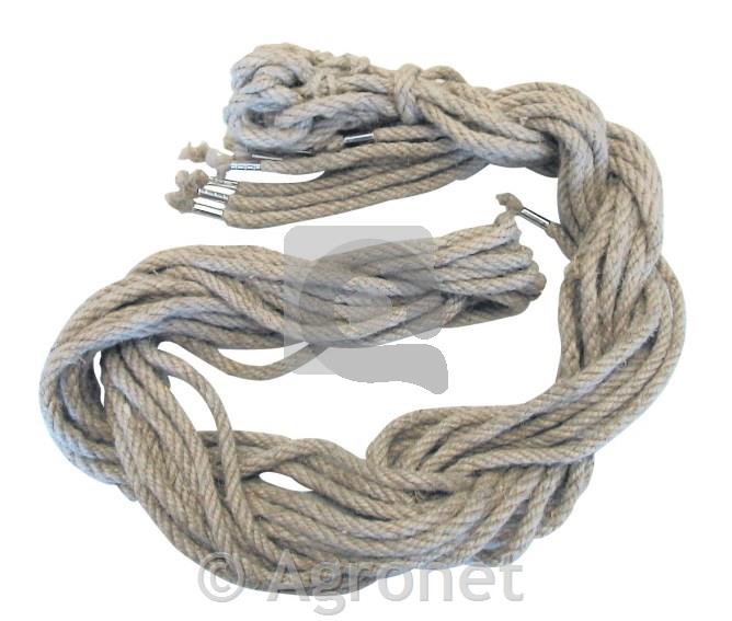 Vrv naravna vlakna 8mm 2,5m, 10 kos
