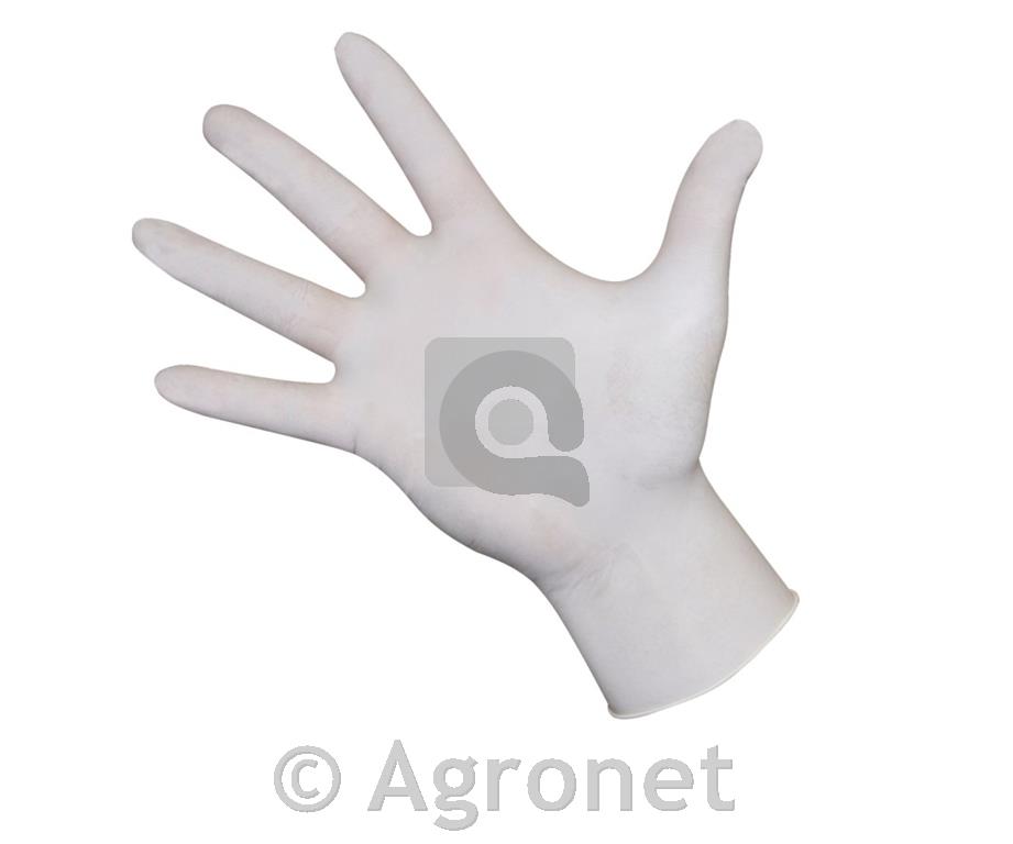 Rokavice vet. 24cm - Latex s pudrom L (100kos)