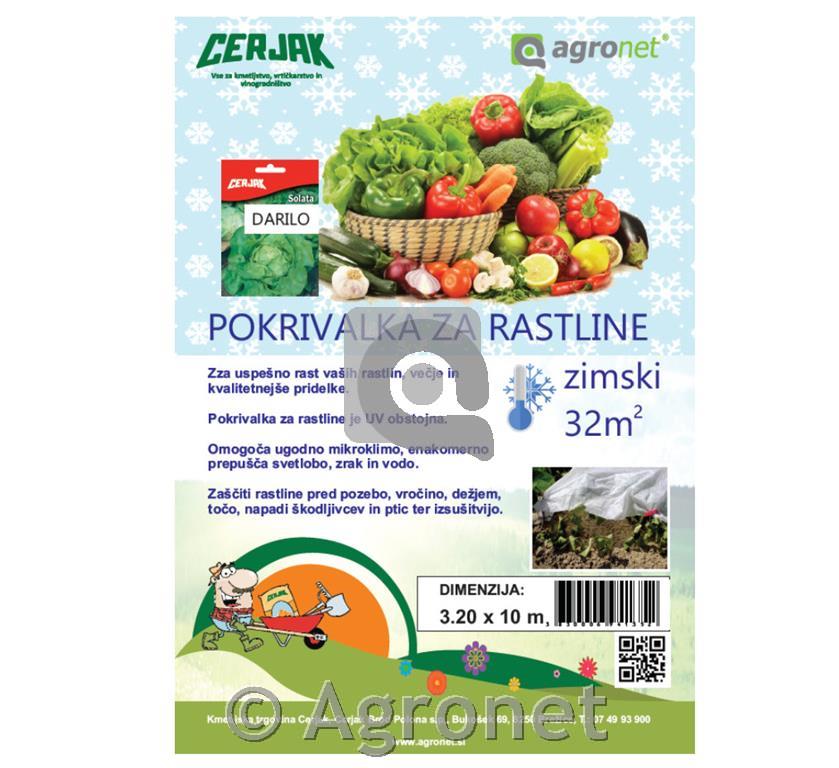 Pokrivalka (koprena) za rastline, zimska, 3,2x10m