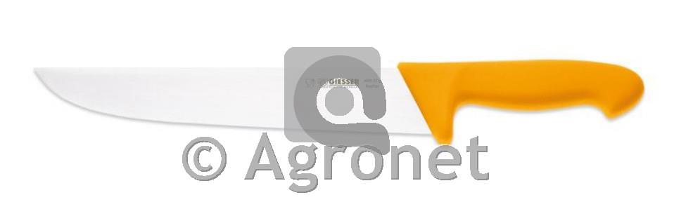 Mesarski nož Giesser 27 cm, rumen