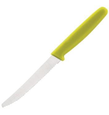 Kuhinjski nož nazobčen Giesser 11 cm, rumen