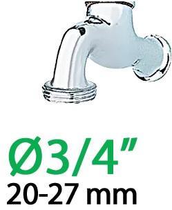Priključek za vodo nastavek 1/2", Claber