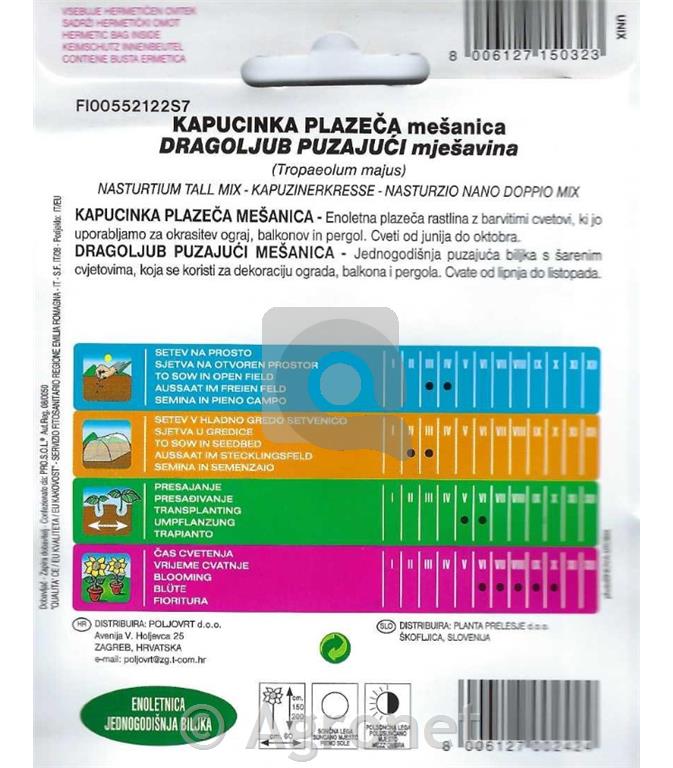 Kapucinka plazeča 2g