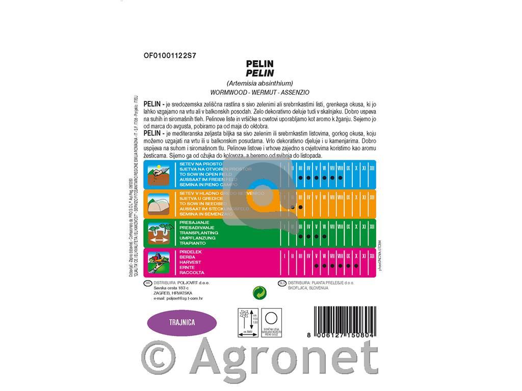 Pelin (Artemisia absinthium), 0,5 g