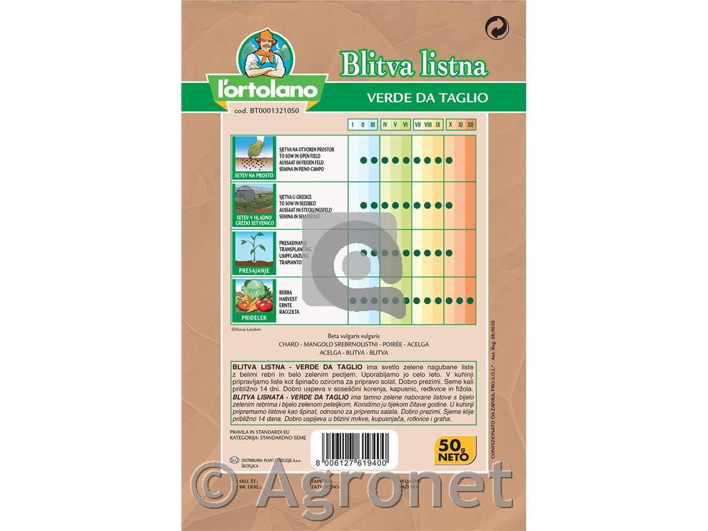Blitva listna Verde da Taglio, 50g