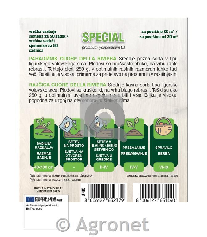 Paradižnik Cuore Della Riviera