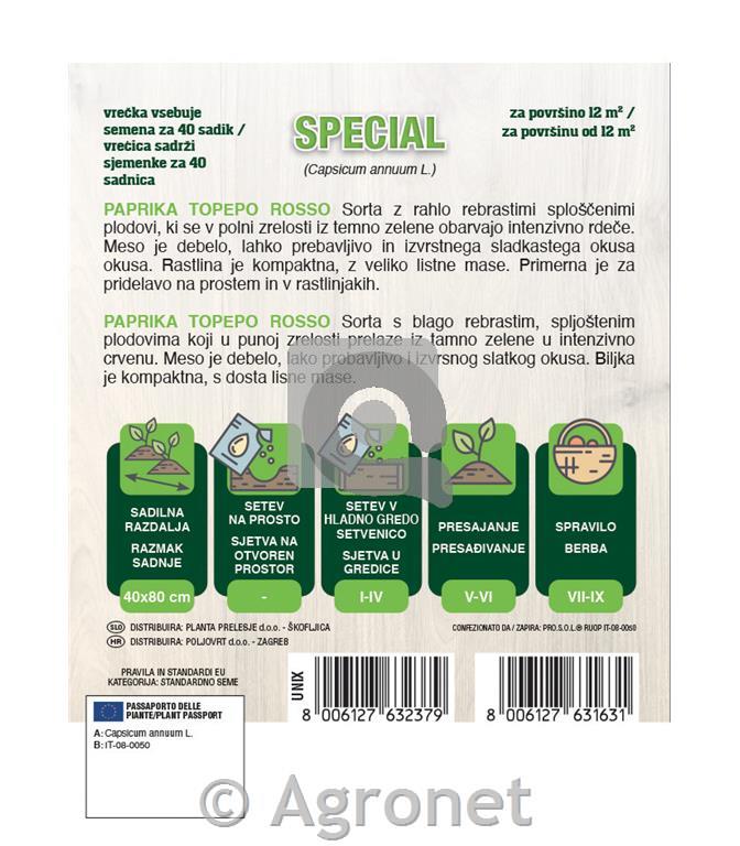 Paprika Topepo Rosso