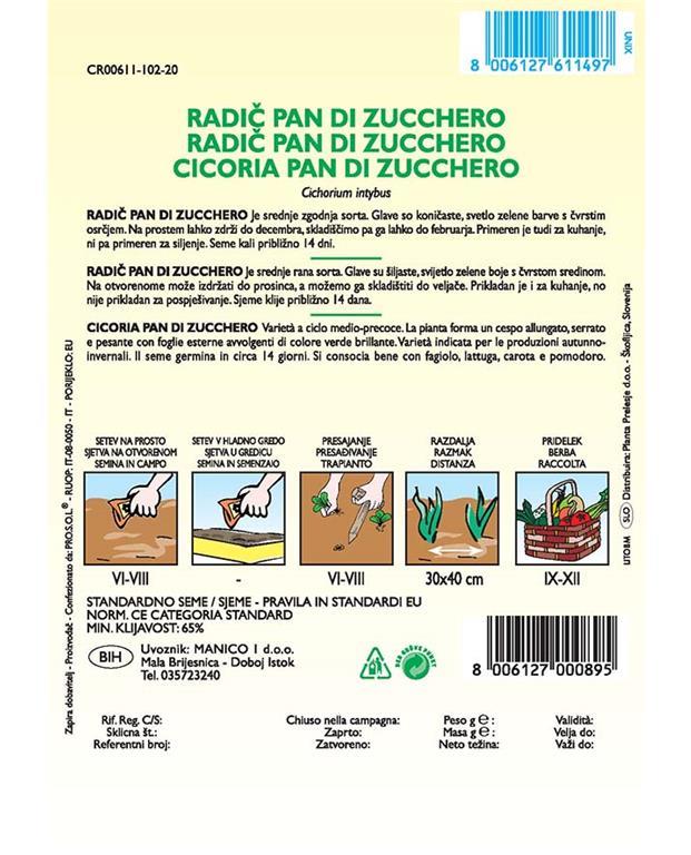 Radič Pan di Zucchero, 4 g