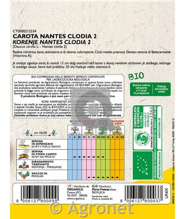 Korenje Nantes Clodia 2 EKO 8g