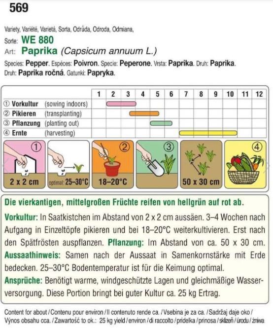 Paprika WE 880 EKO, 5g