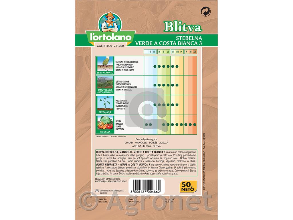 Blitva srebrnolistna Verde, 50g