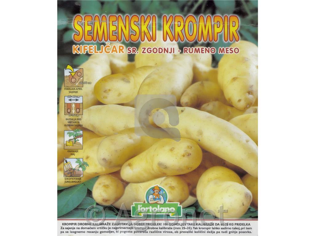 Krompir Kifeljčar beli, 100 gomoljev