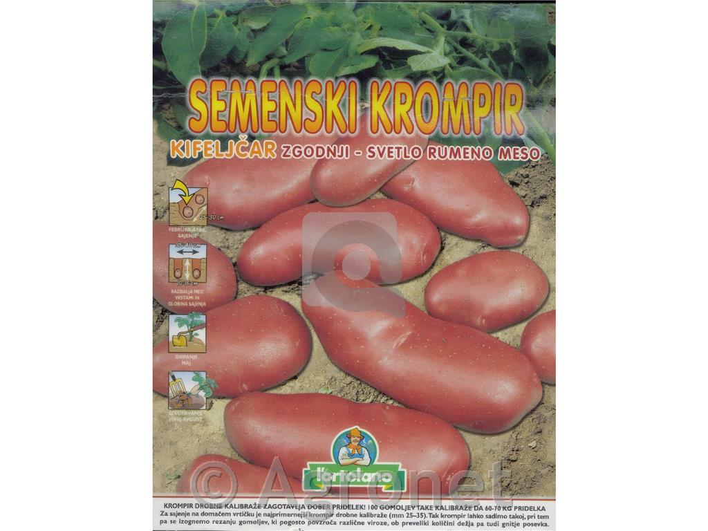 Krompir Kifeljčar Franceline rdeči, 80 gomoljev