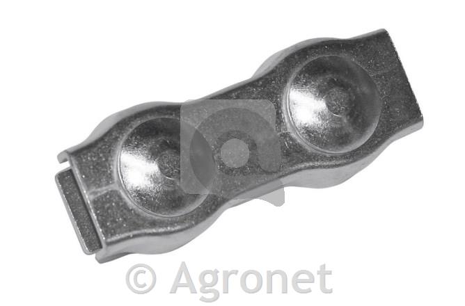 Povezovalna sponka za vrvico, 8 mm, 5 kos