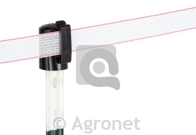 Izolator zgornji T-post črn, 10kos