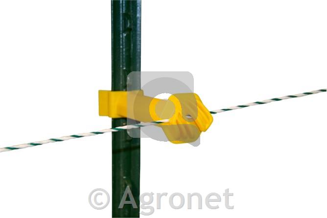 Izolator odmični T-Post rumen, 25kos