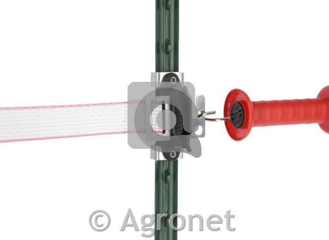 Komplet izolatorjev T-Post (2×izol. za ročko, 4×sponka)