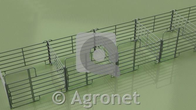 Vratni element ograde cinkan 2,2 / 1,6 × 3,0m
