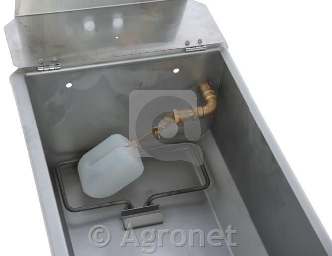 Napajalno korito ogrevano 50 × 40cm - inox