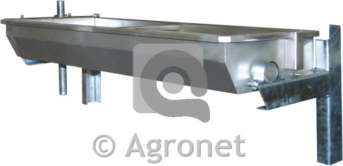 Napajalo korito ogrevano talno prekucno 1m - inox