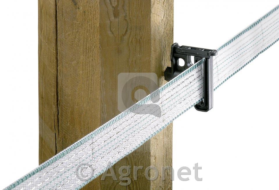 Izolator za trak 4cm - klip z vijakom