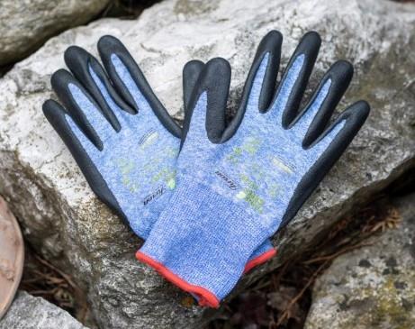 Handschuh ThinkGreen Expert blau, Nitrilschaum Gr. 8/M
