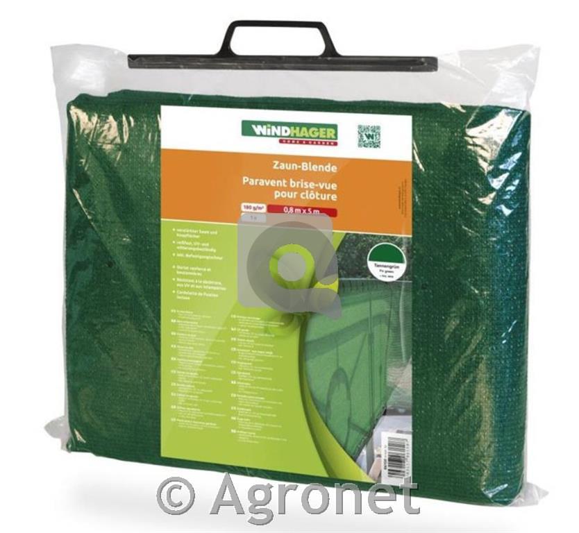 Windhager balkonska ograja Screenex clasic 5 x 0,8m, zelena