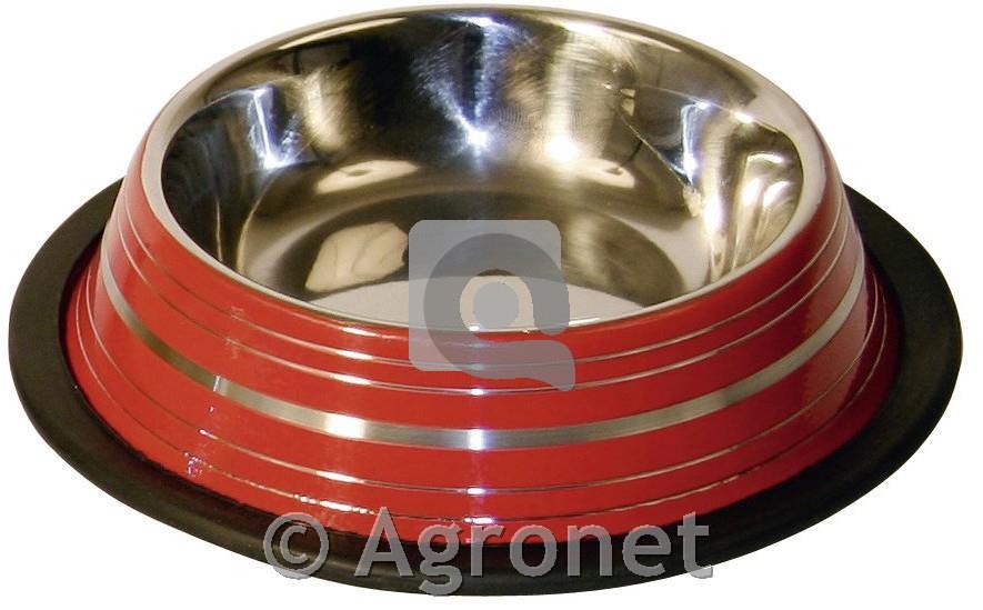 Posoda inox barvna z gumi dnom 450ml