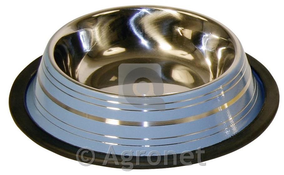 Posoda inox barvna z gumi dnom 900ml