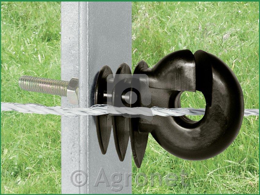 Izolator okrogli z zarezo M6 x 35 mm