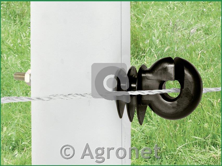 Izolator okrogli z zarezo M6 x 80 mm, 1 kos