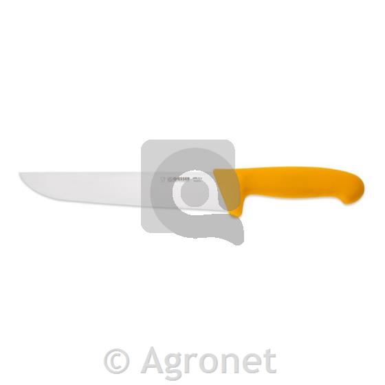 Mesarski nož Giesser 21 cm, rumen