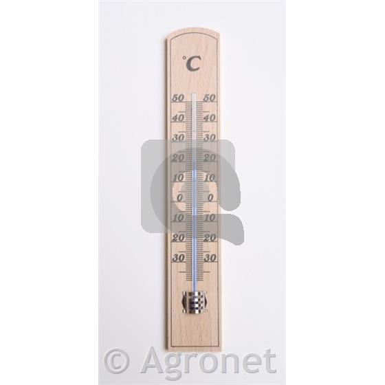 Zunanji leseni termometer