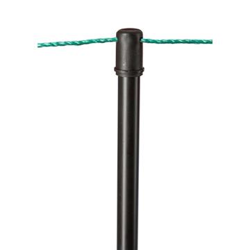 Palica za mrežo (enojna konica) črna 90cm