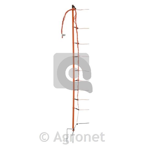 Palica za mrežo (dvojna konica) oranžna 108cm