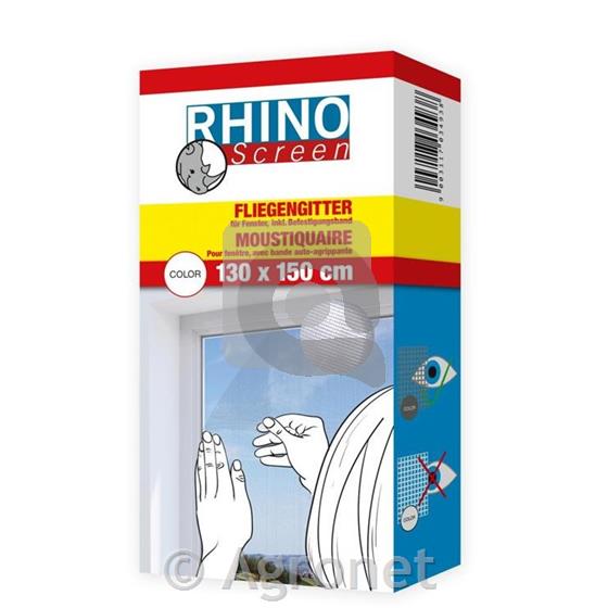 Windhager Komarnik za okno Rhino 1,3 x 1,5m, bela
